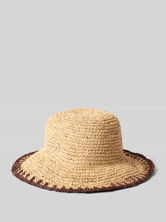 HUGO BOSS Strohhut aus Raphia Modell DANIKA-CR in Beige, Gr&ouml;&szlig;e 1