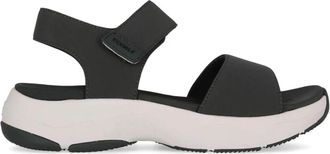 Ecoalf Casual Khaki Platte Sandalen voor Vrouwen - Dames - Sandalen - Groen - 36 EU - Schoenen