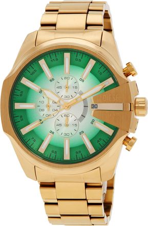 Diesel Mega Chief Chronograph Quartz Green Dial Mens Watch DZ4684