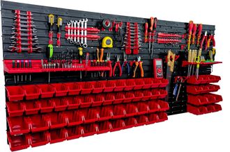 OEM Tablero De Herramientas Para Taller De 172x78 Cm + 64 Bandejas
