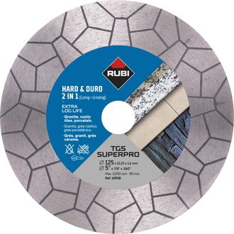Rubi Tgs 125 Superpro Disco De Diamante 125 Mm
