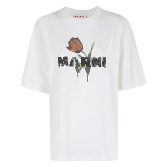 Marni Mujer, Camisetas, Blanco, Talla: S