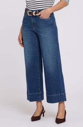NYDJ Teresa Ankle Wide Leg Jeans in Sunset Villa at Nordstrom, Size 12