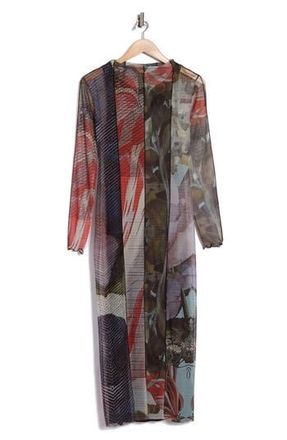 Desigual Long Sleeve Knit Dress in Black at Nordstrom Rack, Size X-Large