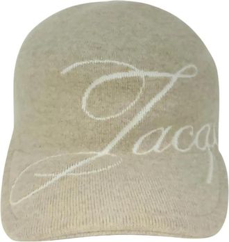Jacquemus Atelier Baseball Cap - Heren - Petten - Beige - 60 CM - Wol - Accessoires