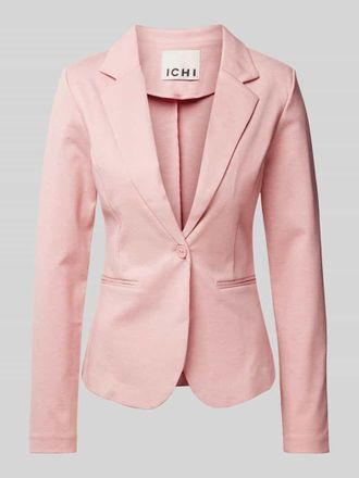 Ichi Slim Fit Blazer mit Paspeltaschen Modell KATE in Rosa, Gr&ouml;&szlig;e XXL