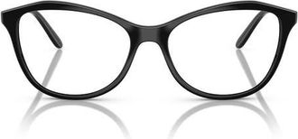 Vogue Eyewear 54mm Irregular Optical Glasses in Black at Nordstrom