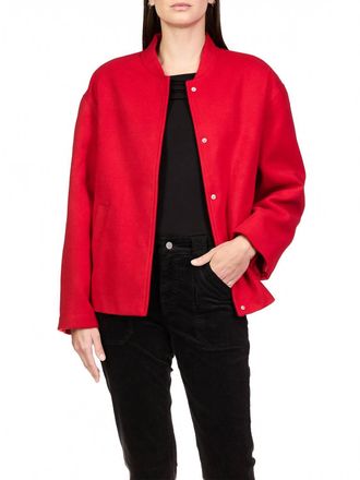 Sanctuary Modern Bomber Jacket In Mars Red