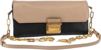 Miu Miu Pre-owned Leren Schoudertas - Dames - Vintage Schoudertas - Veelkleurig - ONE Size - Leer - Vintage