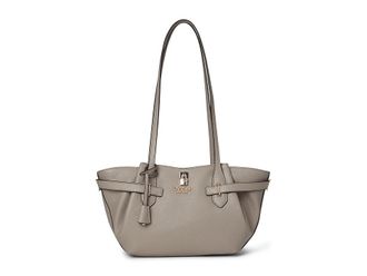 Guess Yesba Girlfriend Shoulder Satchel Shoulder Handbags Dark Taupe, Polyurethane