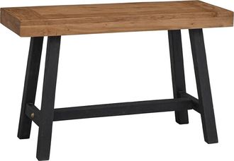 vidaXL Banco De Madera Maciza De Teca 110 Cm Vidaxl