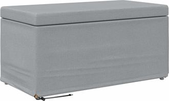 vidaXL Pouf Grigio Chiaro 81 X 41 X 40 Cm Vidaxl
