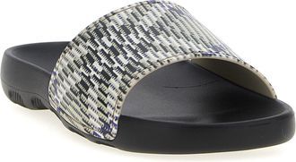 Burberry Dive Check Sandals - Black