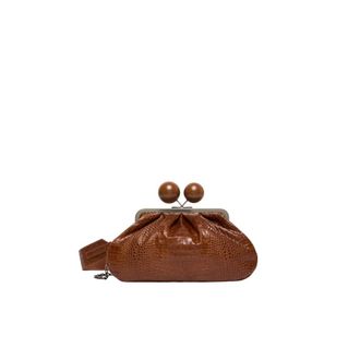 Max Mara Pasticcino Bag Medium - Dames - Tassen - Bruin - Maat: ONE Size Leer