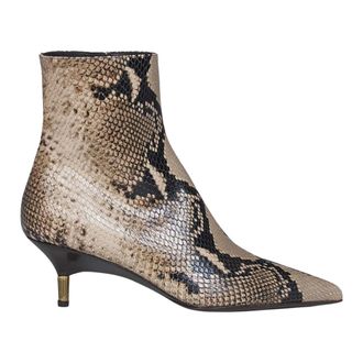 Khaite Bella Kitten Heel Ankle Boot - female - Khaite - Heeled Boots - Multicolor - 4 1/2 UK - Shoes