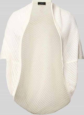 s.Oliver Black Label Relaxed Fit Cardigan aus Viskose-Mix mit Baumwoll-Anteil in Weiss, Gr&ouml;&szlig;e 1
