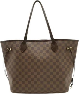 Louis Vuitton Pre-owned Tote Bags, female, Brown, Size: ONE SIZE Pre-owned Neverfull MM Tote Bag