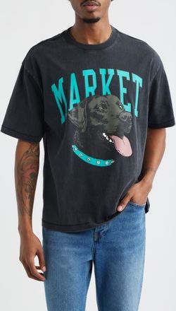 Market Black Lab Arc Graphic T-Shirt at Nordstrom, Size Xx-Large