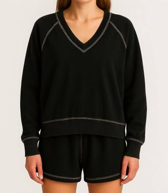 Bloomingdale's Cambridge Stitch Sweatshirt In Black