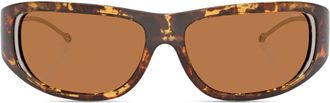 Diesel Wraparound style sunglasses - Sunglasses - Unisex - Brown