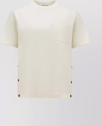 Moncler cotton logo-patch t-shirt