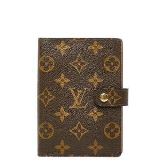 Louis Vuitton Pre-owned Wallets, female, Brown, Size: ONE SIZE Pre-owned Monogram Agenda Cover