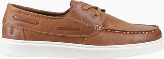 Hush Puppies Mens Hush Puppies MADDEN BOAT SHOE Mens Boat & Deck Shoes Tan - Brown - Size: 12