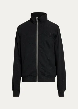 Rick Owens Mens High Neck Full-Zip Jacket