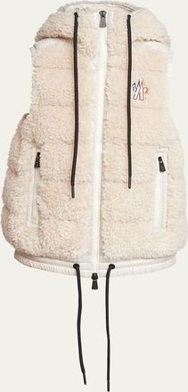 Moncler Teddy Fleece Puffer Vest