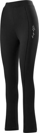 The Gym King Womens Reset Cotton Flared Leggings Black 12