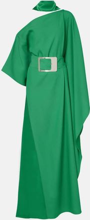 Taller Marmo Taylor scarf-detail crepe cady kaftan