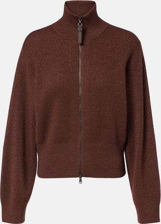 Brunello Cucinelli Monili cashmere-blend sweater