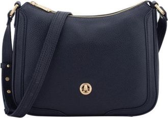 Pourchet Besace - Dames - Schoudertassen - Blauw - ONE Size - Leer - Tassen
