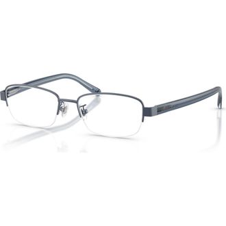 Brooks Brothers 52mm Oval optical glasses in Blue at Nordstrom