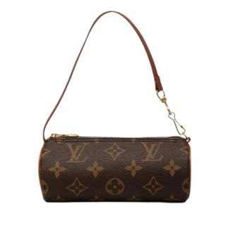 Louis Vuitton Pre-owned Papillon Pochette - Dames - Pre-owned - Bruin - Maat: ONE Size Leer