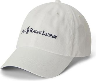 Polo Ralph Lauren Sport Cap - Heren - Petten - Wit - ONE Size - Katoen - Accessoires