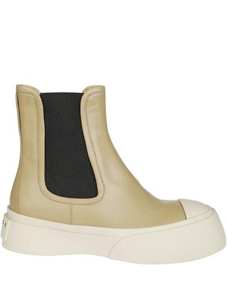 Marni 45mm leather Chelsea boots - Neutrals