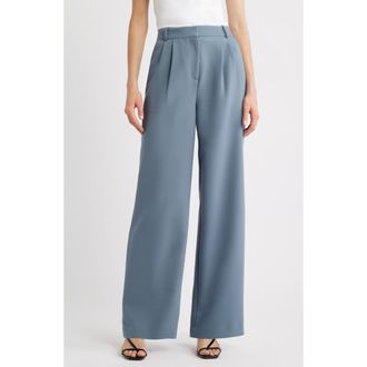 Open Edit The Icon Trousers in Blue Weather at Nordstrom Rack, Size 10
