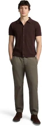 Onia Boucle Rib Button Up Shirt in Espresso at Nordstrom, Size Medium