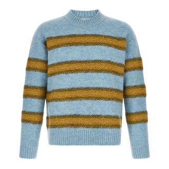 Dries Van Noten Truien & Vesten, Heren, Blauw, XL, Wol, Master Sweater