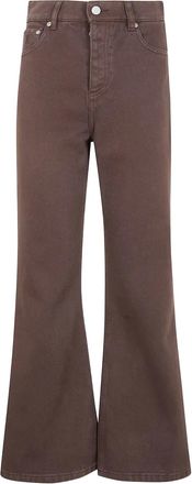 By Malene Birger Pantaloni svasati con cinque tasche - Marrone