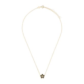 Tory Burch Tory Burch, Necklaces, female, Yellow, Size: ONE SIZE Kira Enamel Flower Necklace