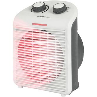 Clatronic Hl 3761 - Termoventilatore portatile e compatto, 2 livelli di riscaldamento (1000/2000 w), modalit&agrave; freddo (ventilatore), manico stabile, colore