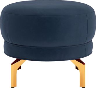 Sit&more Polsterhocker »Orient 3« goldfarbene Metallfüsse