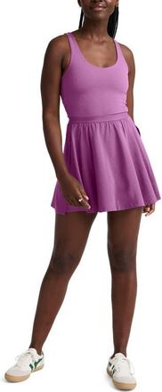 Beyond Yoga Score Pleated Minidress in Fun Fuchsia at Nordstrom, Size X-Small
