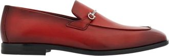 Ferragamo Fedro Mocassini - - Shoes - Uomo - Rosso - 39 1/2 EU