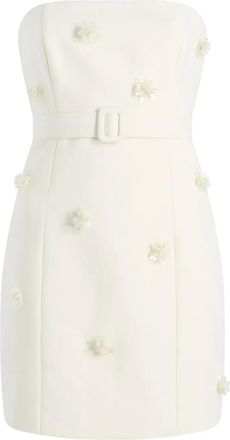 Cinq à Sept Abito corto senza spalline - Toni neutri