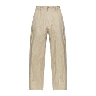 Willy Chavarria Wide Trousers, male, Beige, Size: S Toluca Trousers