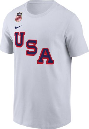 Nike Auston Matthews Nike Mens Short-Sleeve T-Shirt in White | M11332P313NAM-WHT