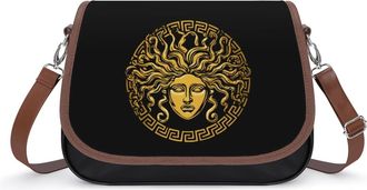 Generic Medusa Head on A Shield Fashion Womens Crossbody Bags Novelty Handbag Shoulder Bag Purse